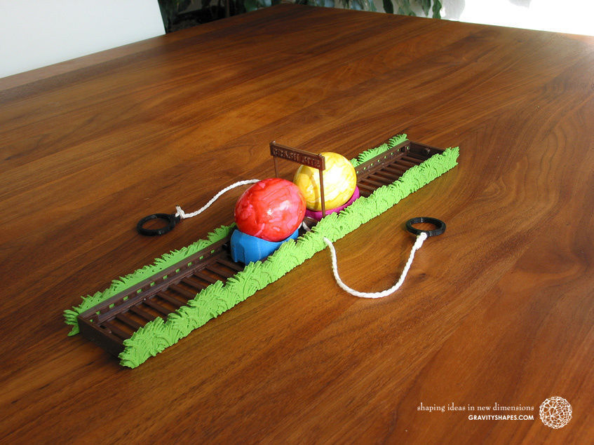 Easter Eggs Crasher - Crash Site for 3D printing 3D print model_6