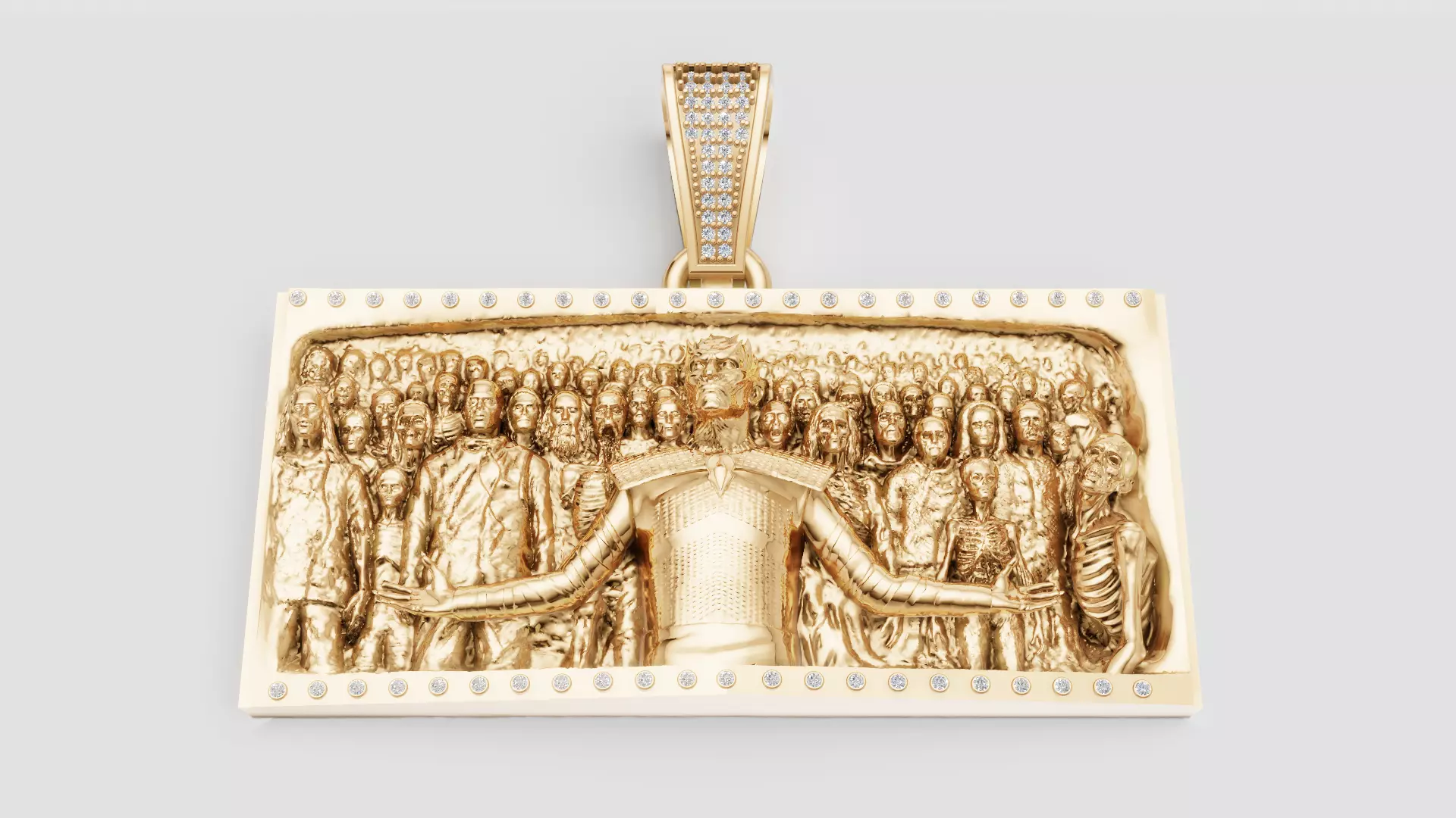 Eternal Dominion Fantasy Pendant 3D print model