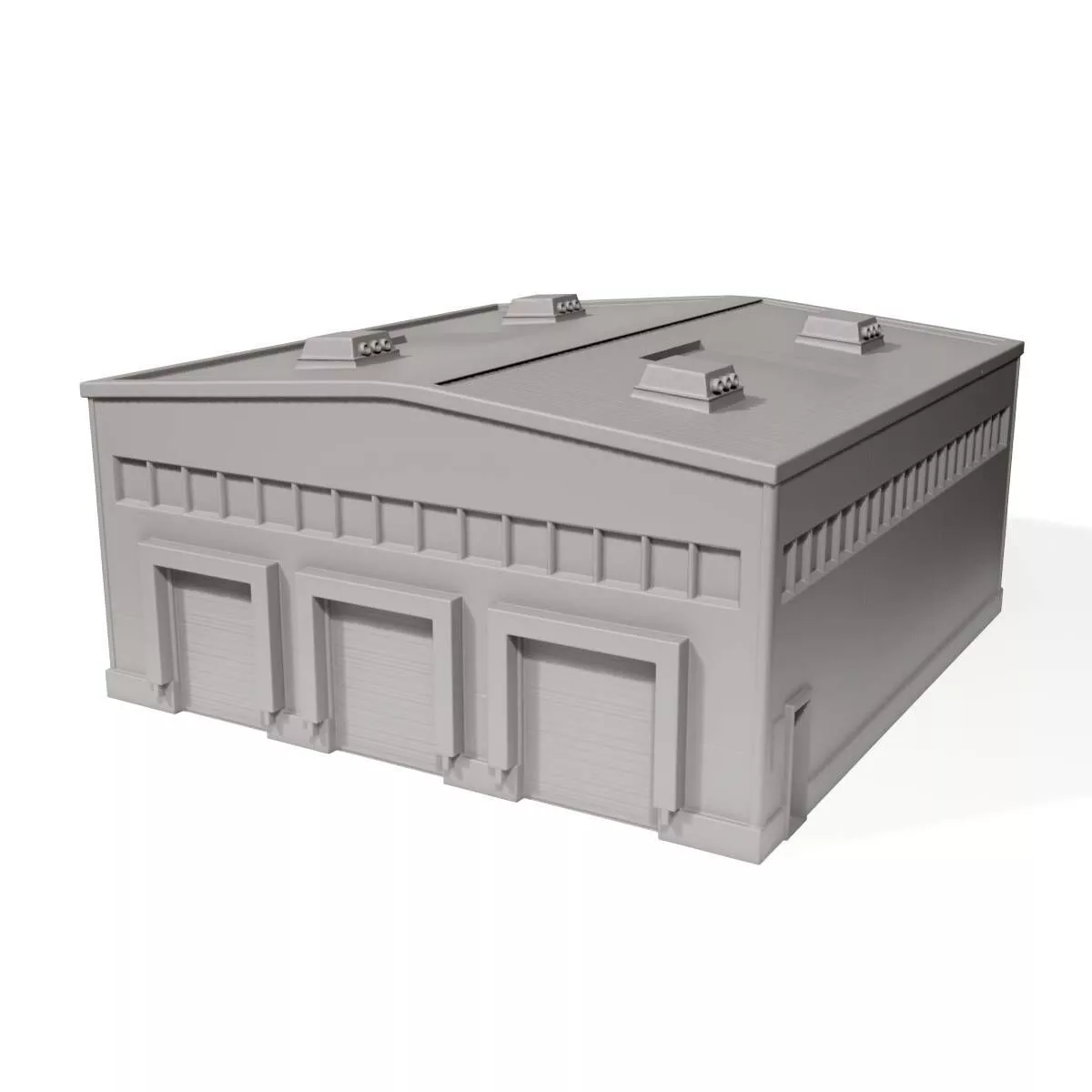 Factory warehouse 3 3D print model