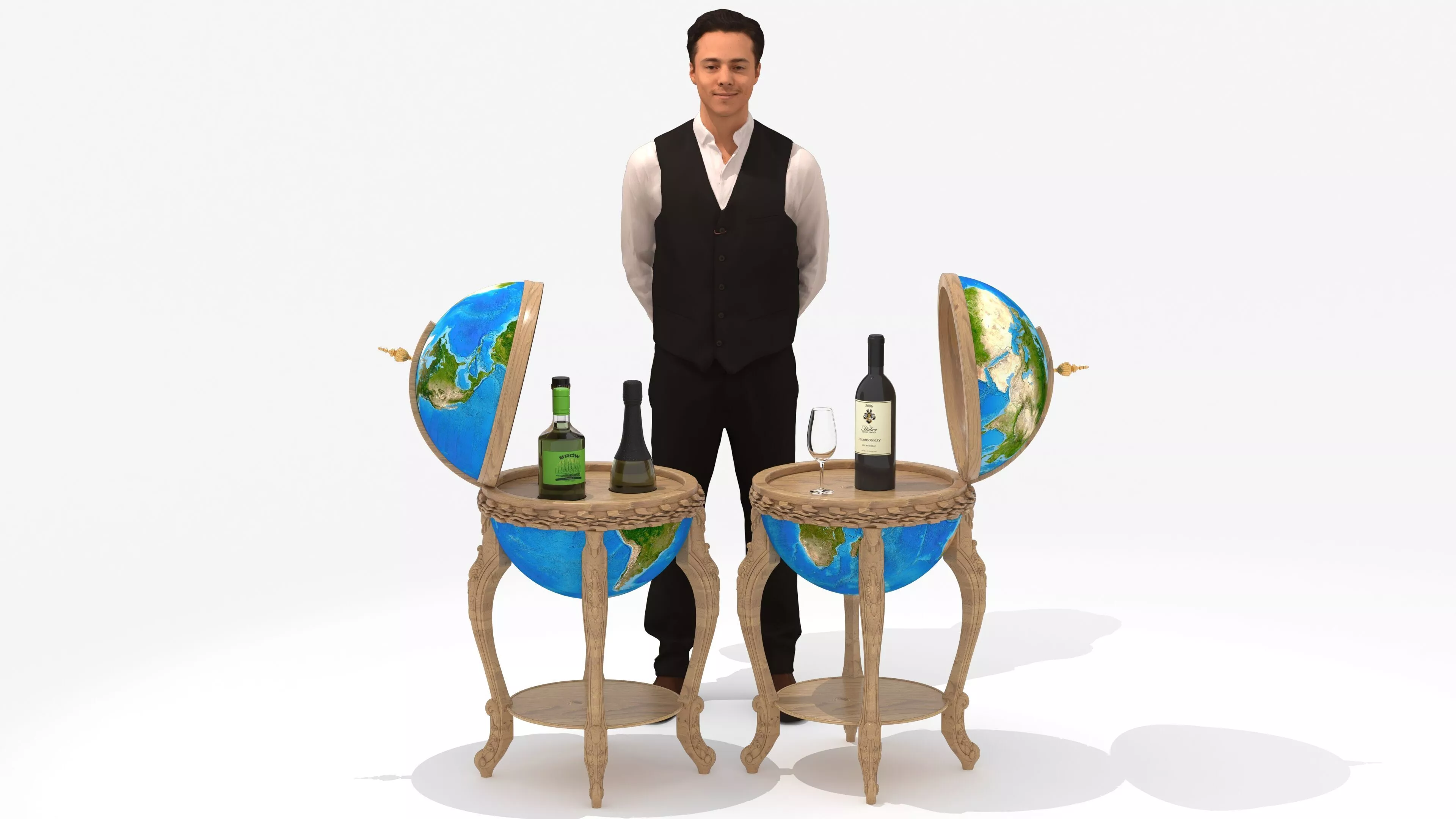 Sommelier 3 3D model