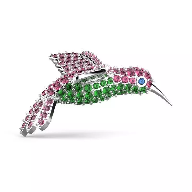 Colibri bird 3D print model_0