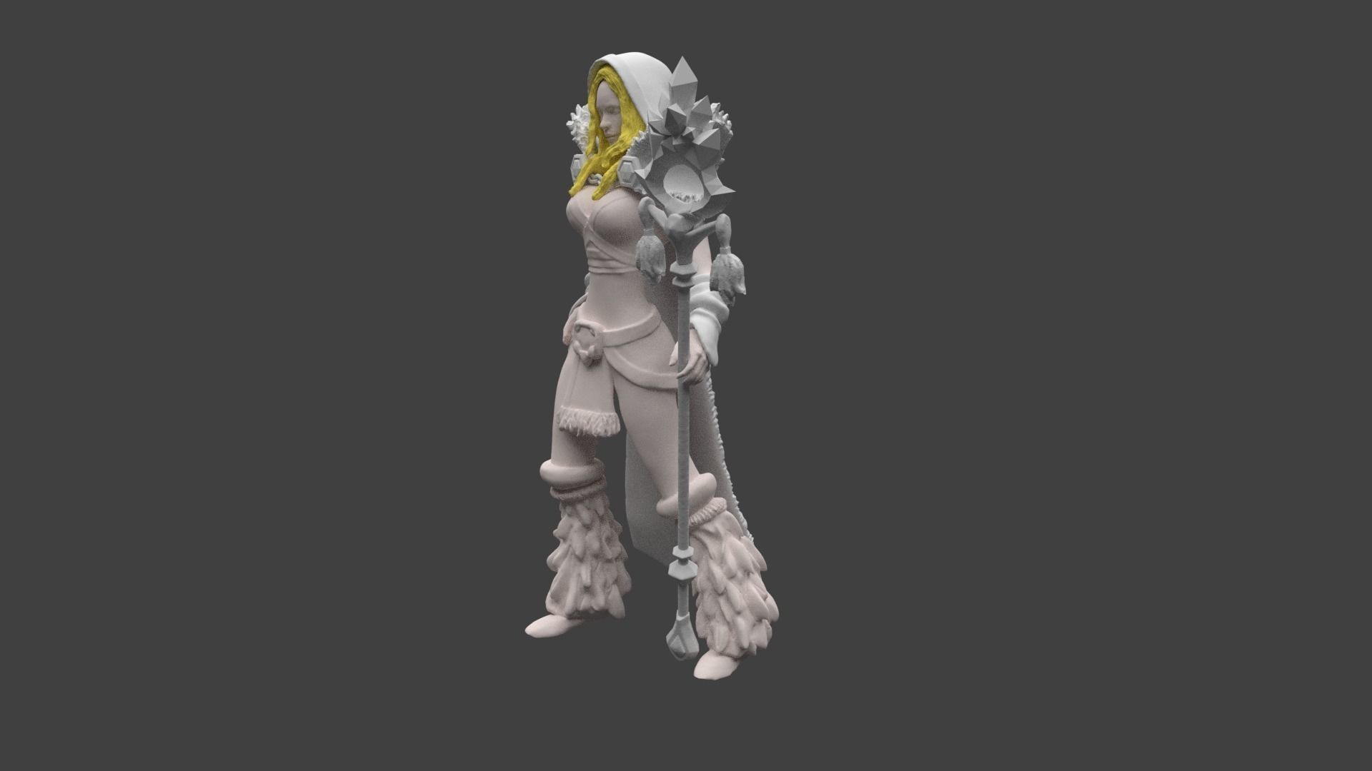 Dota 2 Crystal Maiden  3D Print Model 3D print model_2