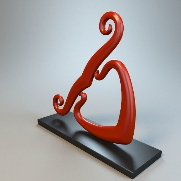 Abstract Figure 3D model_6