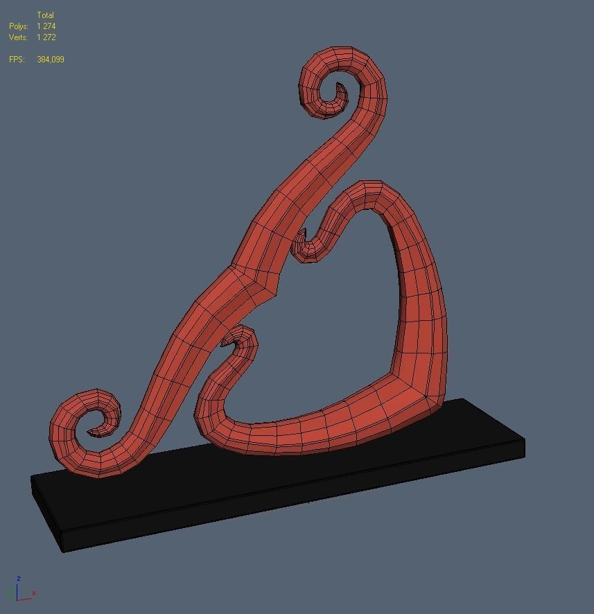 Abstract Figure 3D model_7