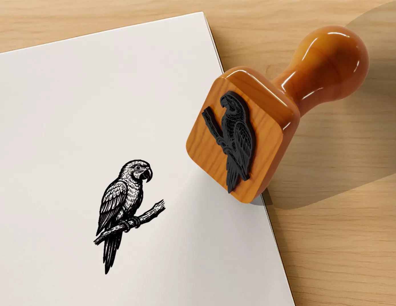 Parrot Stamp Free 3D print model