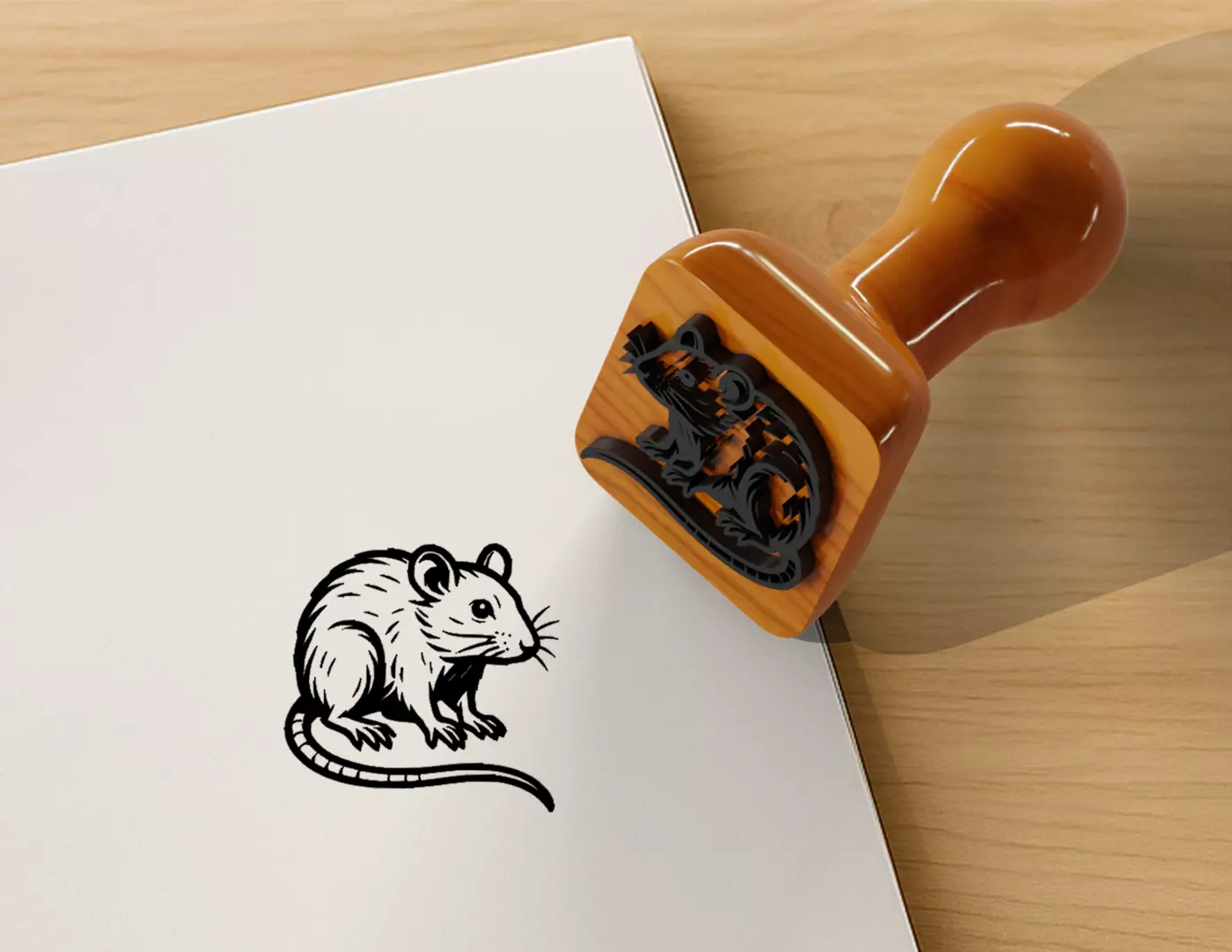 Mouse Stamp Free 3D print model