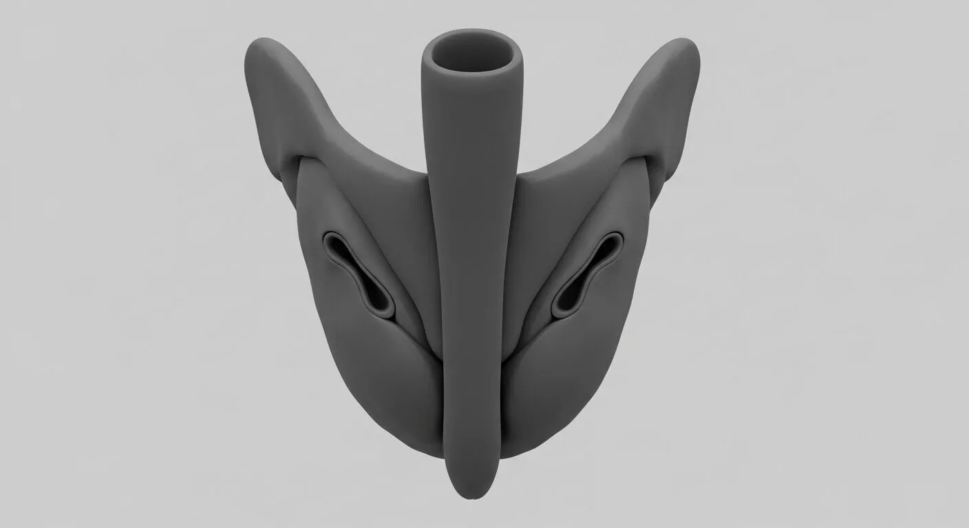 Human Larynx Anatomy 3D Model Anatomy Accurate Throat Structure 3D print model