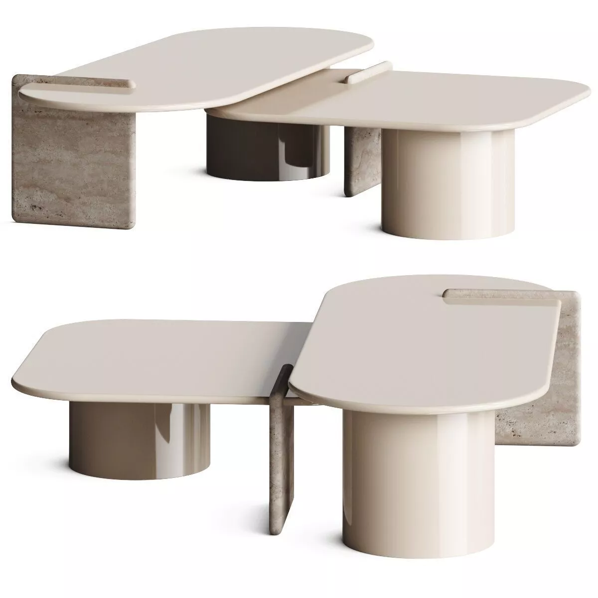 Ditre Italia Petra Coffee Table 3D model