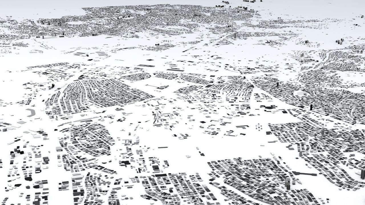 Ankara Streets and Buildings 3D model_3