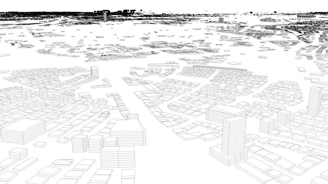 Ankara Streets and Buildings 3D model_8