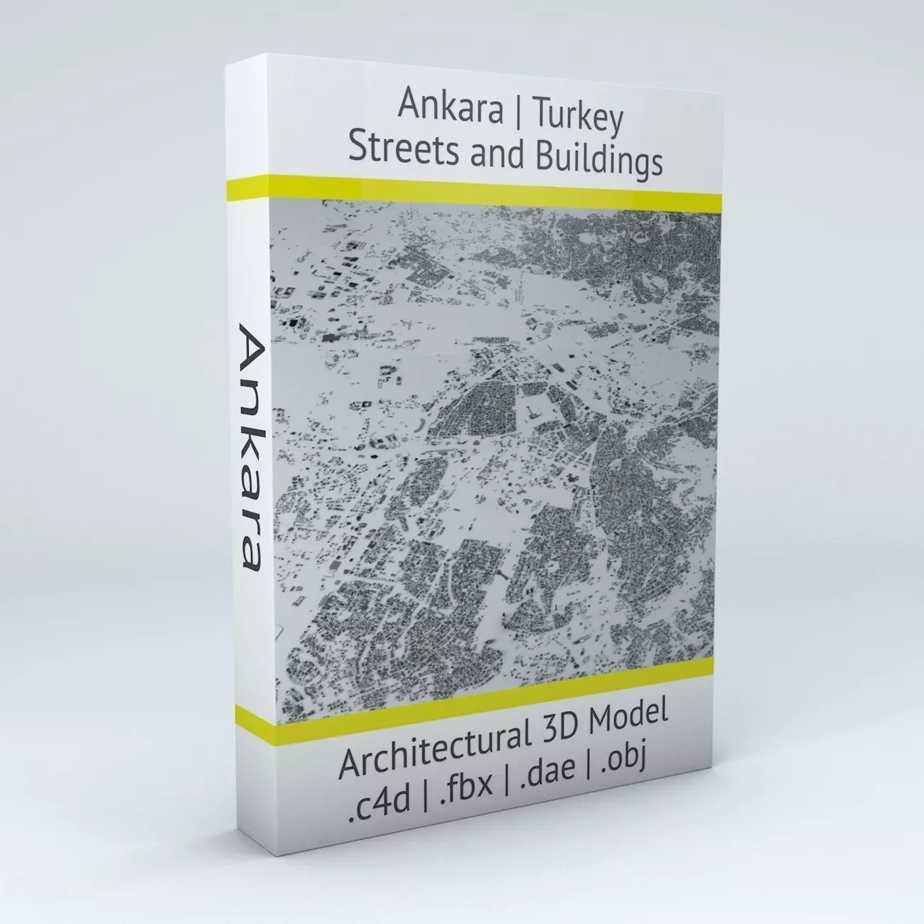 Ankara Streets and Buildings 3D model_0