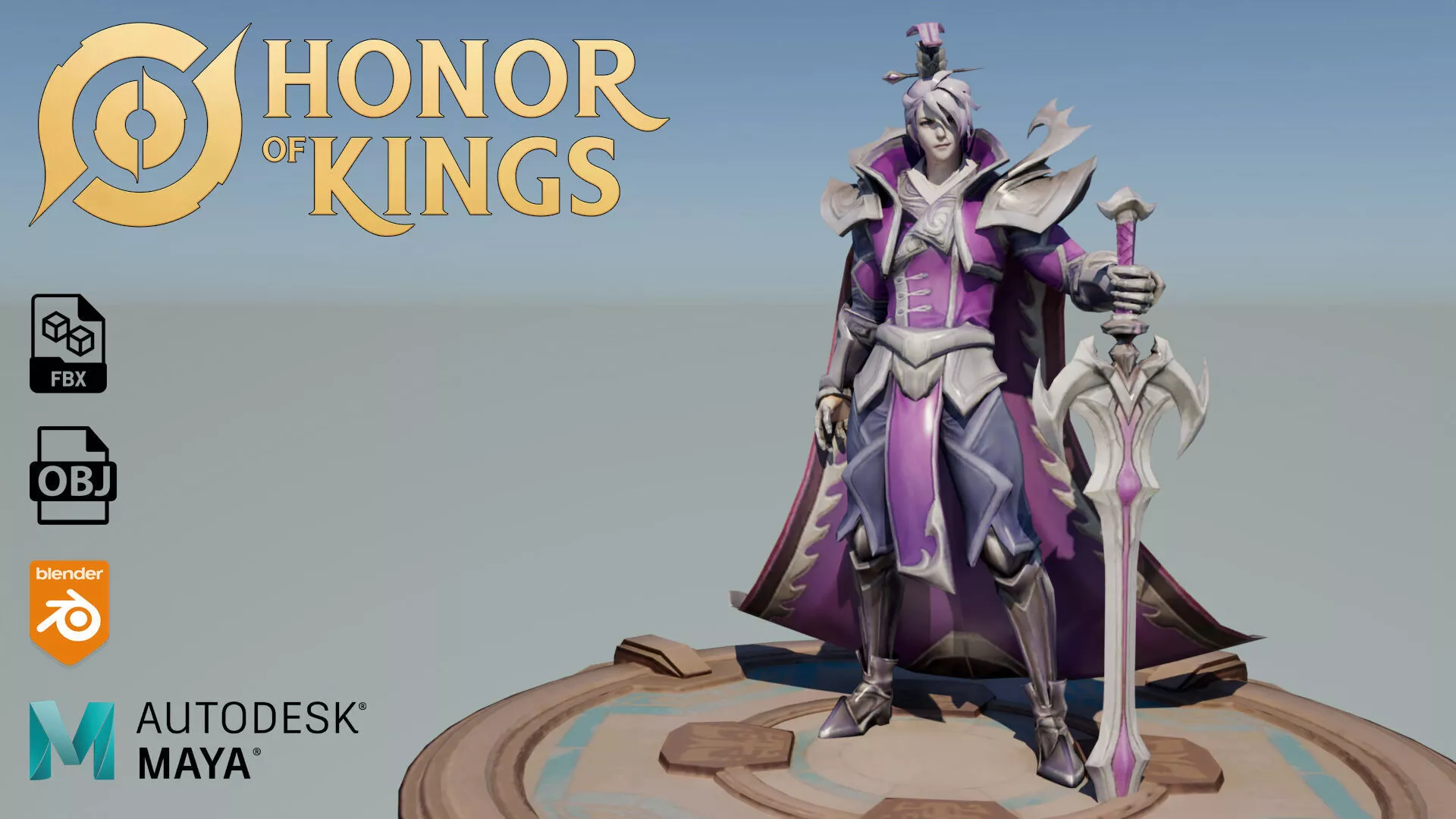 LIU BANG - HONOR OF KINGS 3D print model