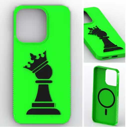 Oppo Reno 15 Pro Neon King Pawn MagSafe Case 3D print model