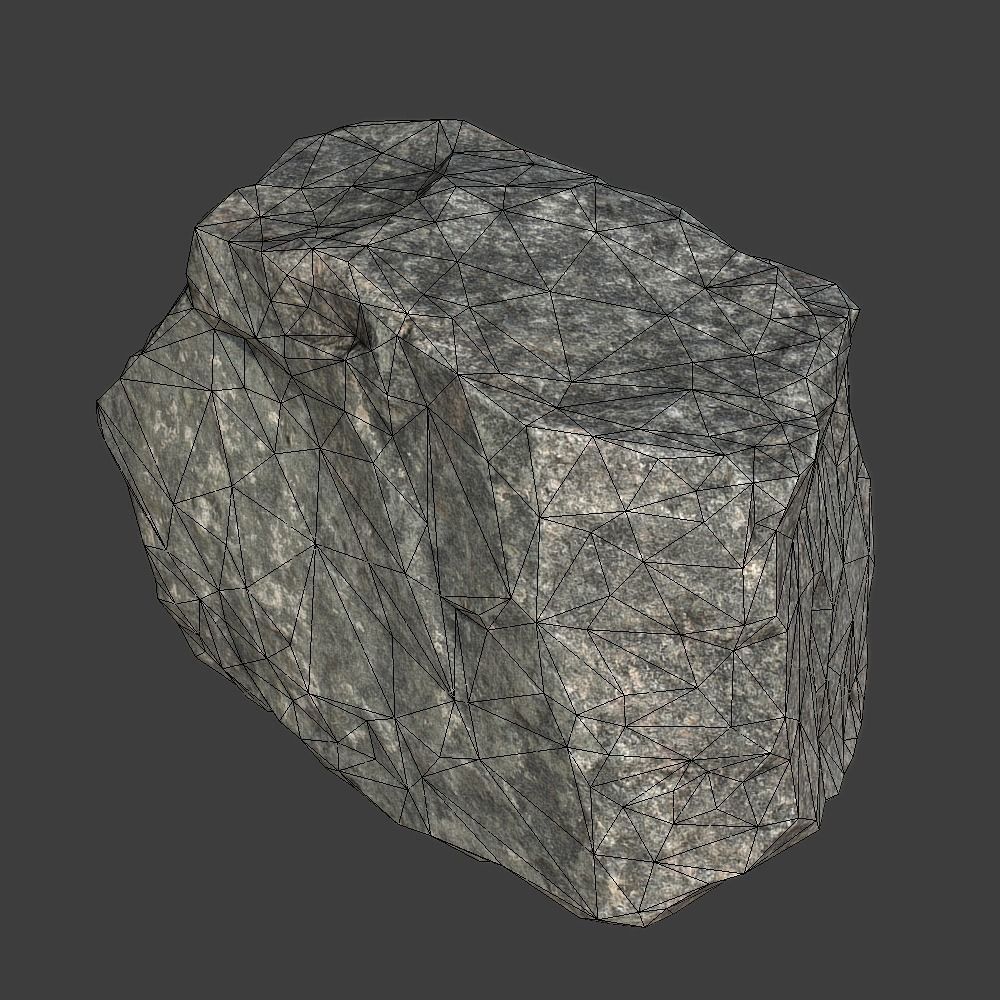 Sierra Stone Low-poly 3D model_12