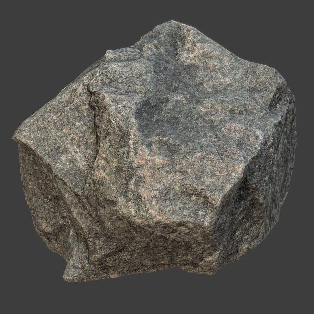 Sierra Stone Low-poly 3D model_8