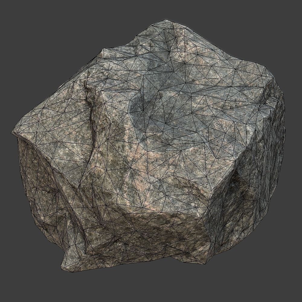 Sierra Stone Low-poly 3D model_9