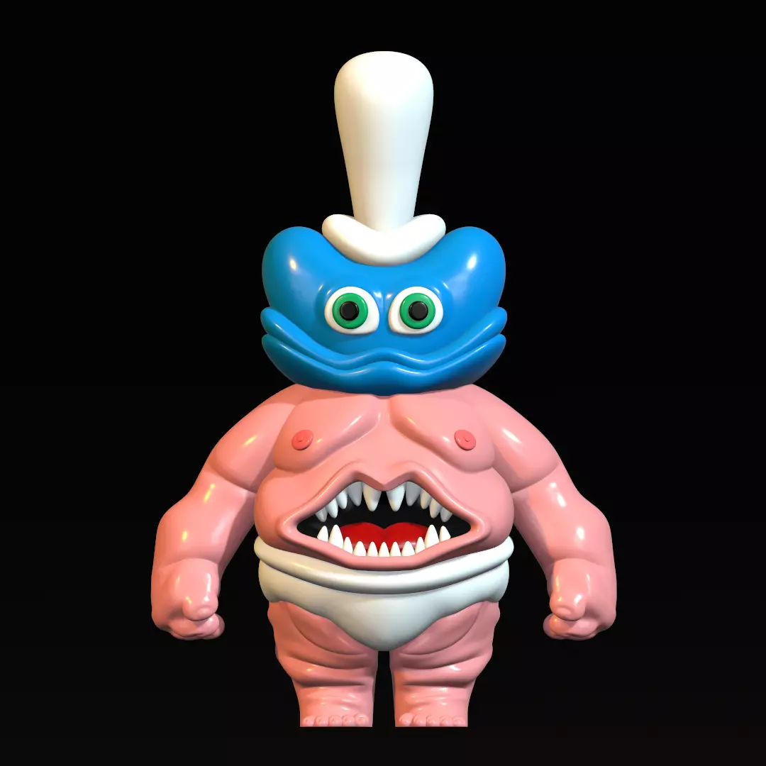 Binky drinky 3D Model STL Dark Pals 3mf Multicolor Fanart 3D print model