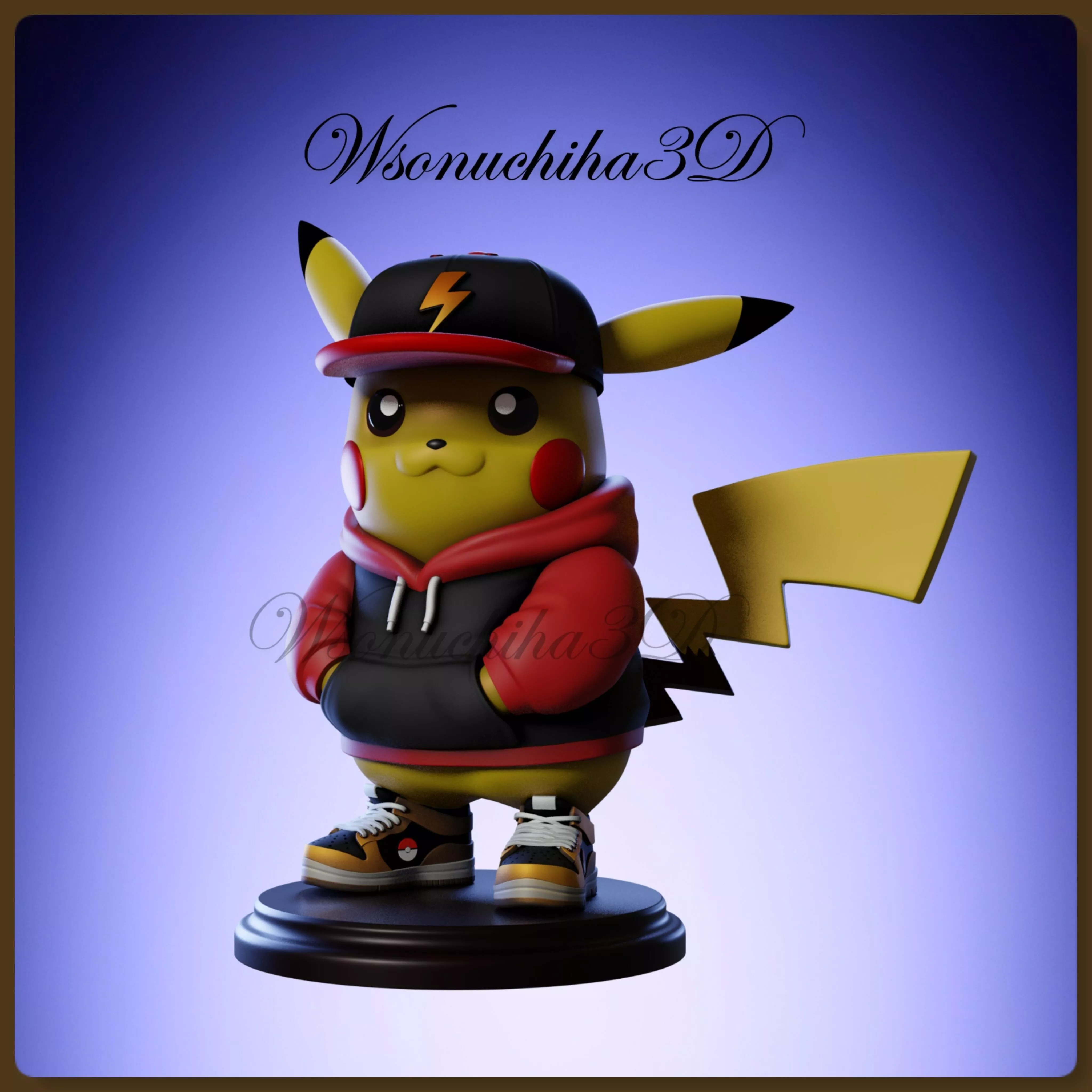 Pikachu - Urban Vibes - Pokemon 3D print model