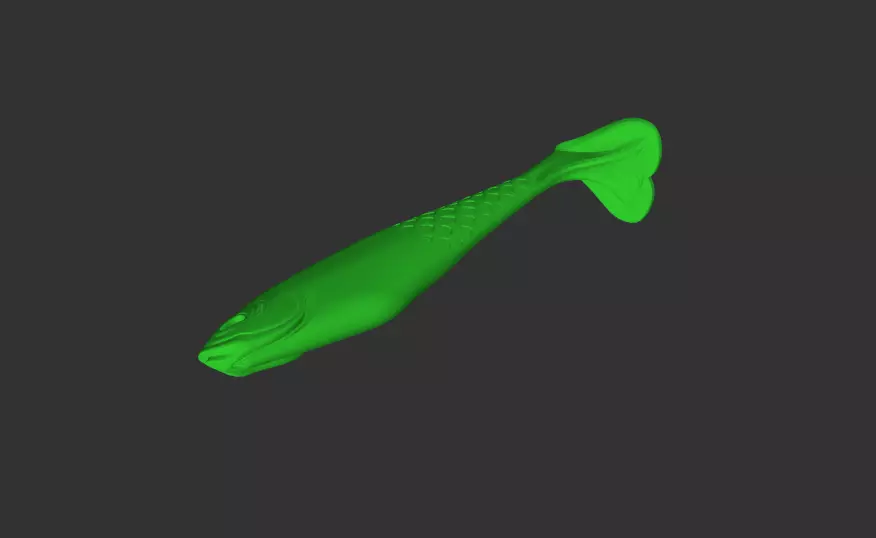 Powerbait Cullshad Master Model for Mold Making Inspired Design 3D print model