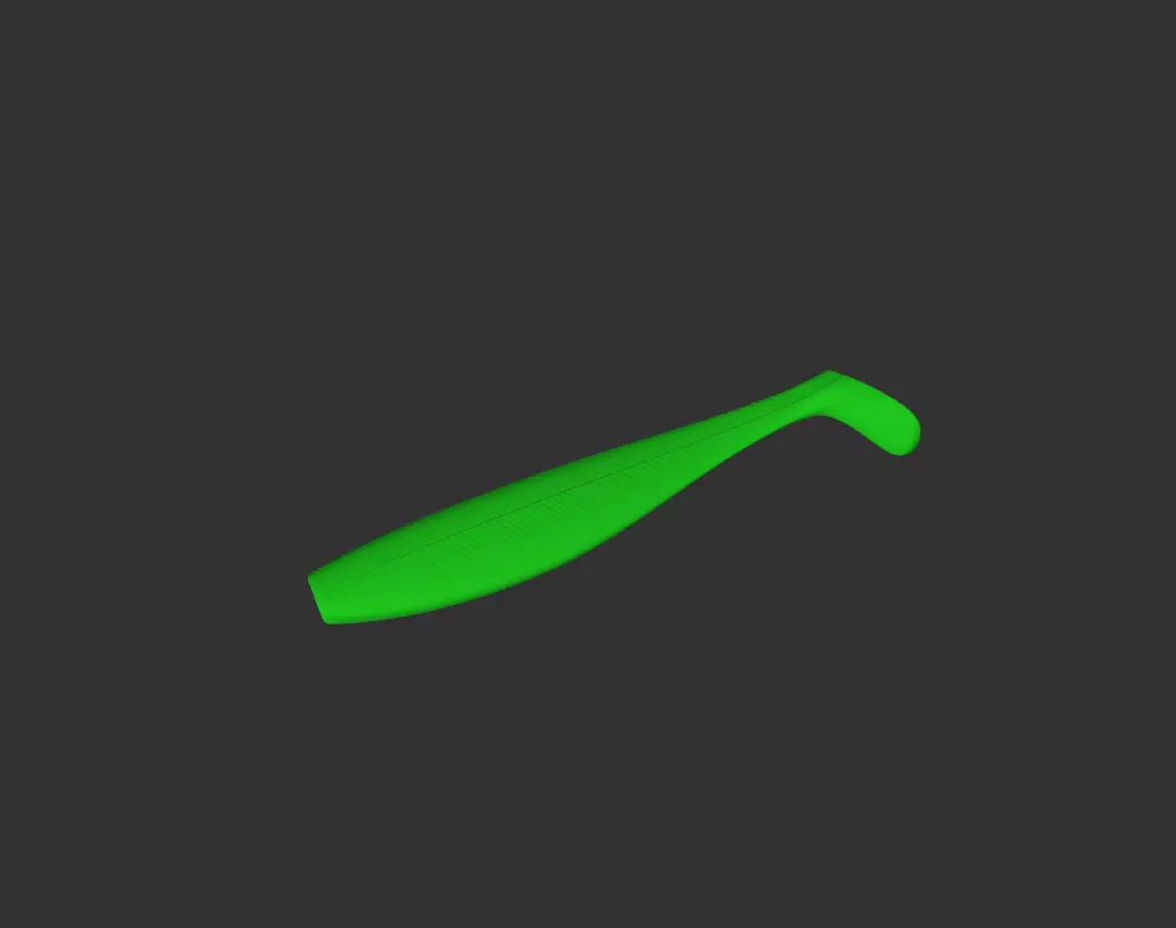 Fox Pro Shad Firetails Master Model for Mold Making Inspired 3D print model