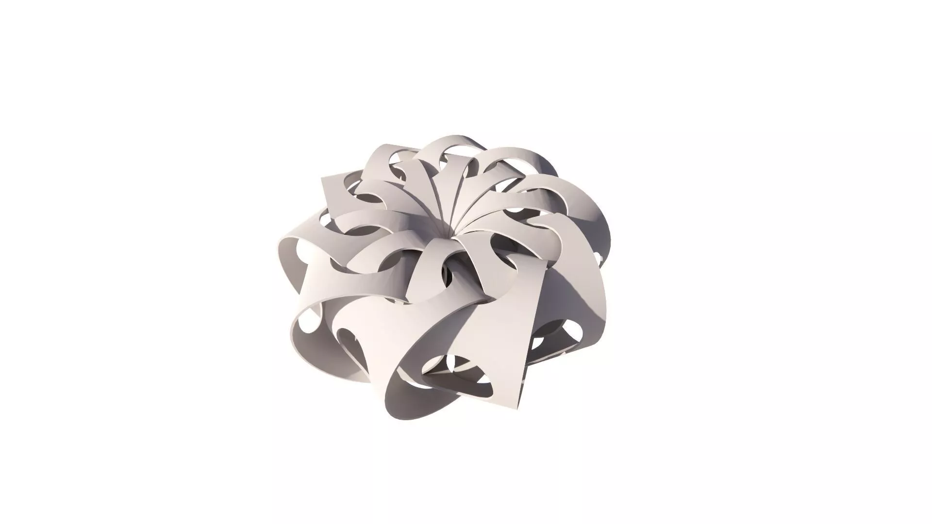Pyramid Math Object-Gyroid Voronoi 3D print model