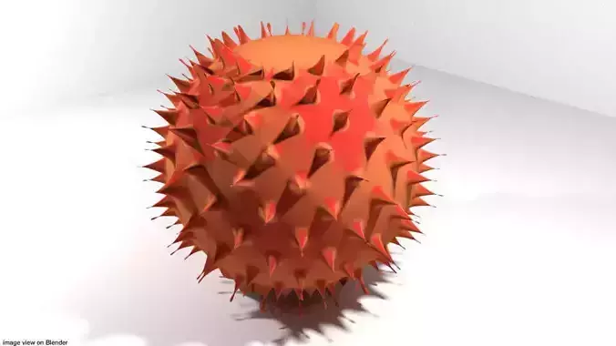 Tropical Fruit - Rambutan 3D model