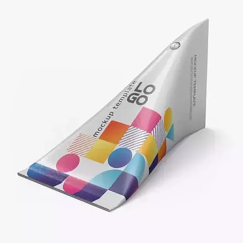 Triangle Aseptic Package Mockup Colorized 3D model 2
