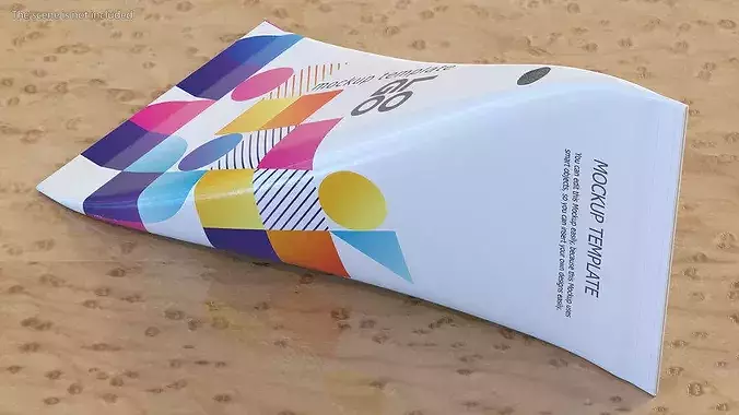 Triangle Aseptic Package Mockup Colorized 3D model 7