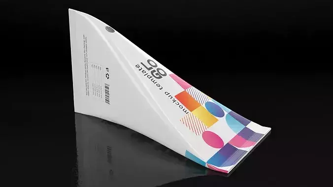 Triangle Aseptic Package Mockup Colorized 3D model 3