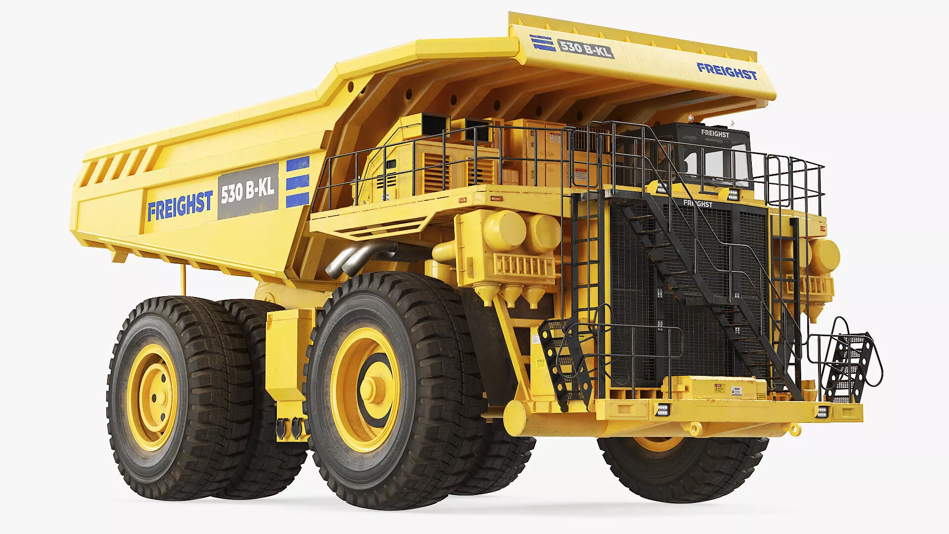 Heavy Mining Haul Truck Simplified 3D model