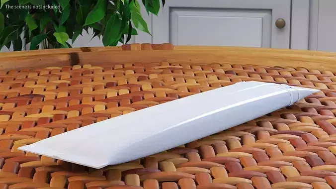 Pillow Shape Aseptic Pack with Tear Off Tab 3D model 3