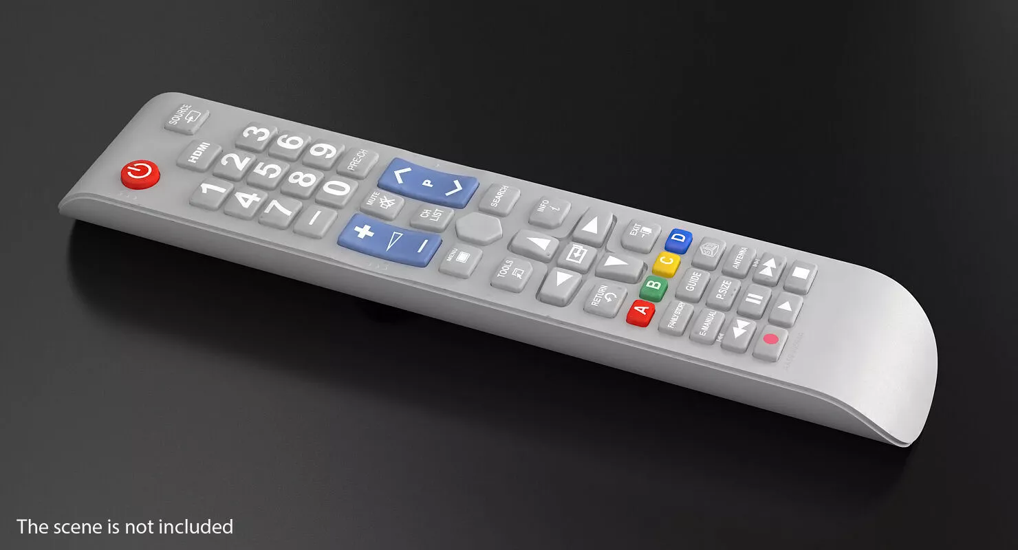 Generic TV Remote Control 3D model