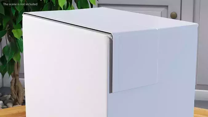 Rectangular Aseptic Carton Pack 3D model 4