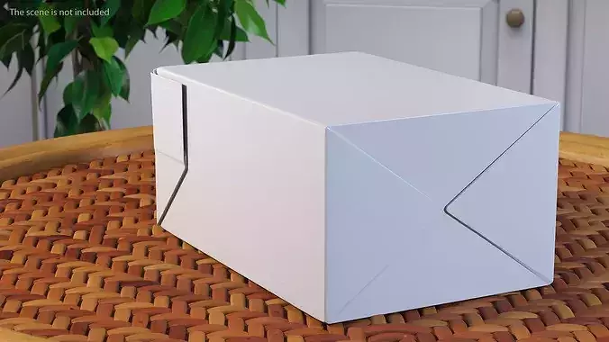 Rectangular Aseptic Carton Pack 3D model 5