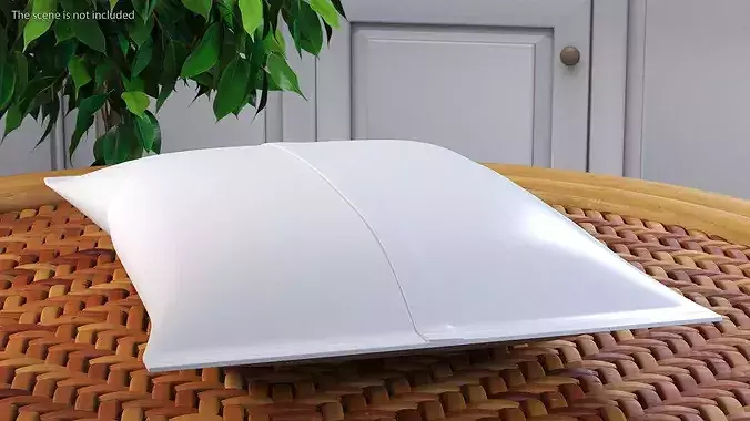 Pillow Shaped Milk Packaging 3D model 4