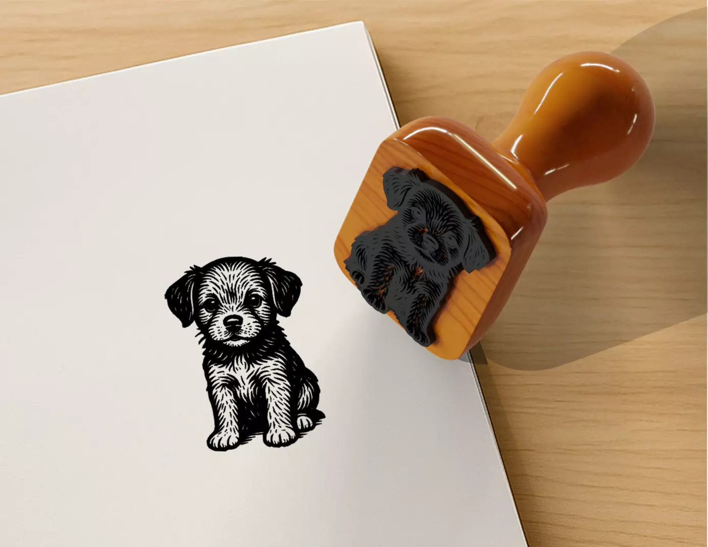 Dog Stamp Free 3D print model
