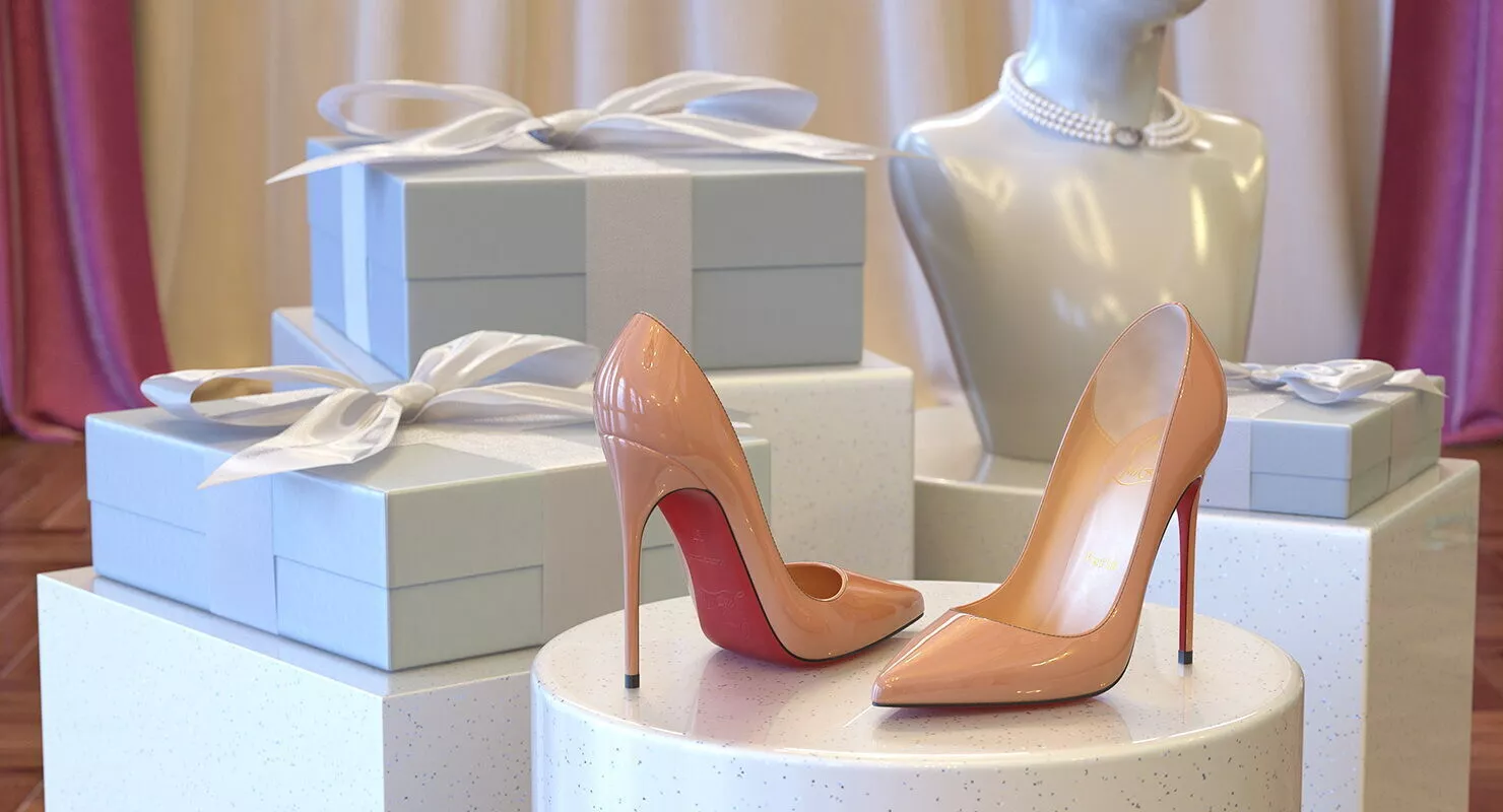 Christian Louboutin Womens Shoes 3D model