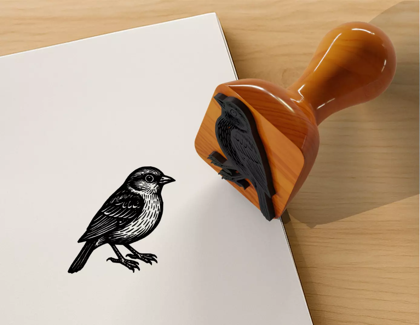 Bird Stamp Free 3D print model
