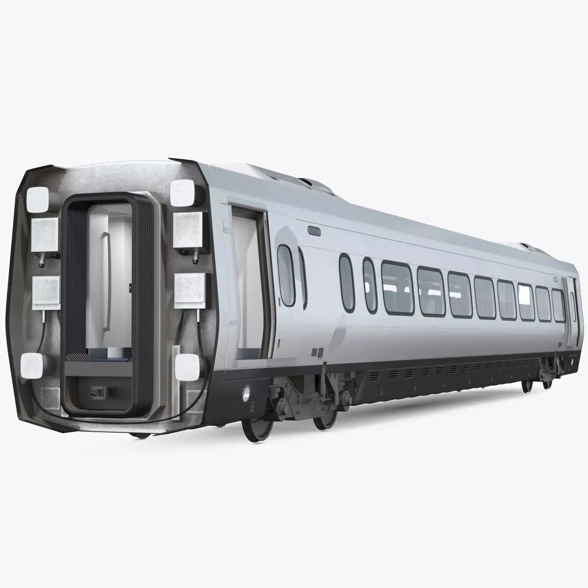 Express Business Coach Generic Rigged 3D model