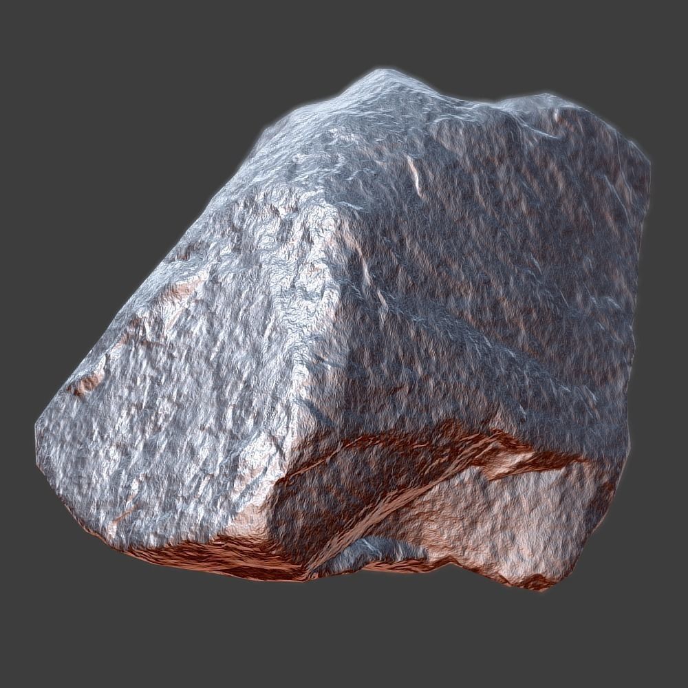 Jerry Stone Low-poly 3D model_11