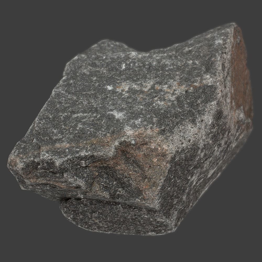 Jerry Stone Low-poly 3D model_5