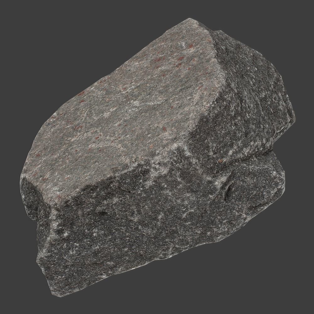 Jerry Stone Low-poly 3D model_2