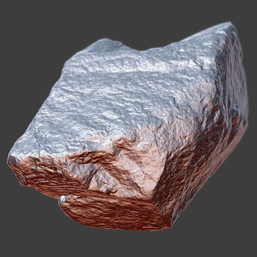 Jerry Stone Low-poly 3D model_7