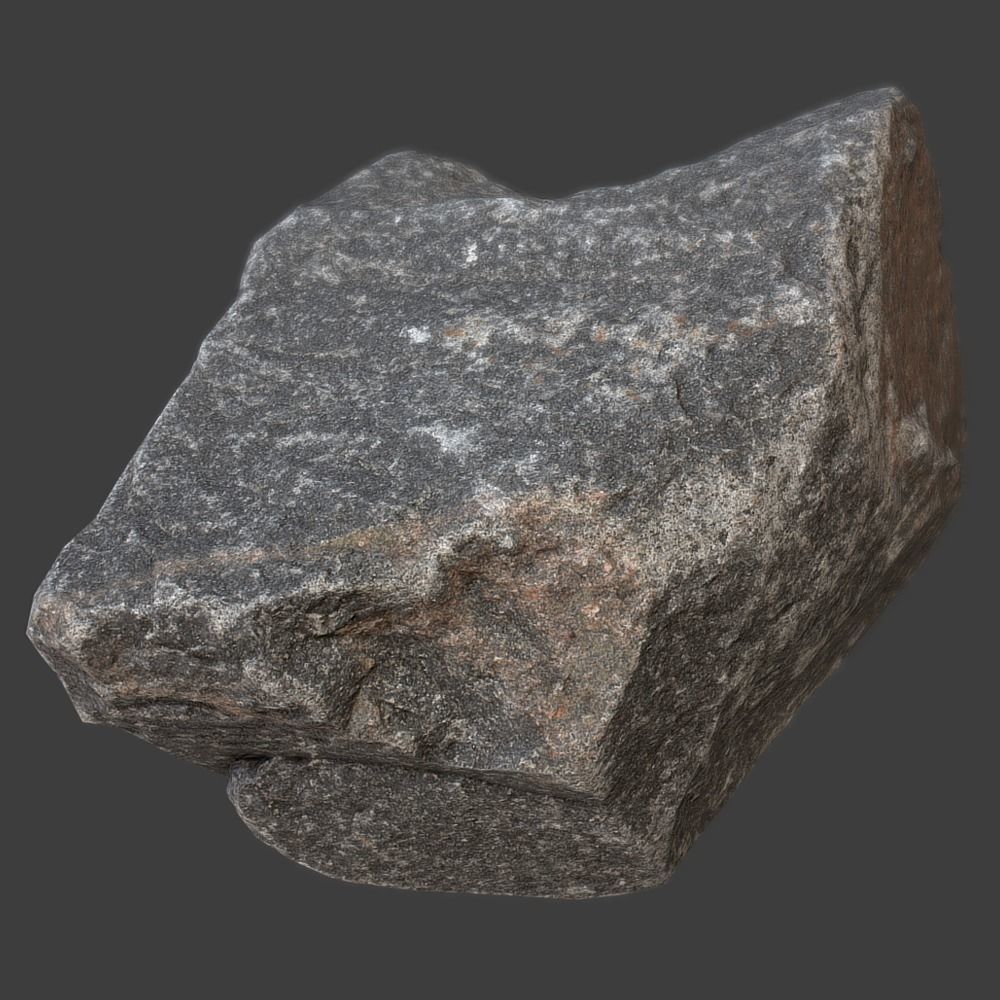 Jerry Stone Low-poly 3D model_4