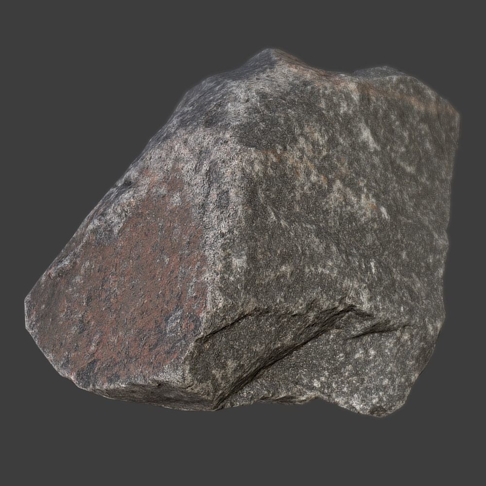 Jerry Stone Low-poly 3D model_8