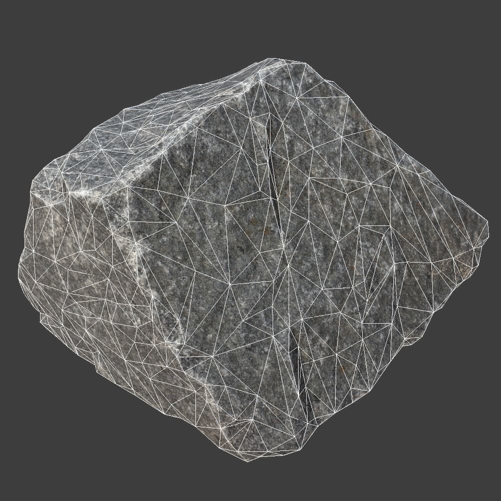 Lucy Stone Low-poly 3D model_5