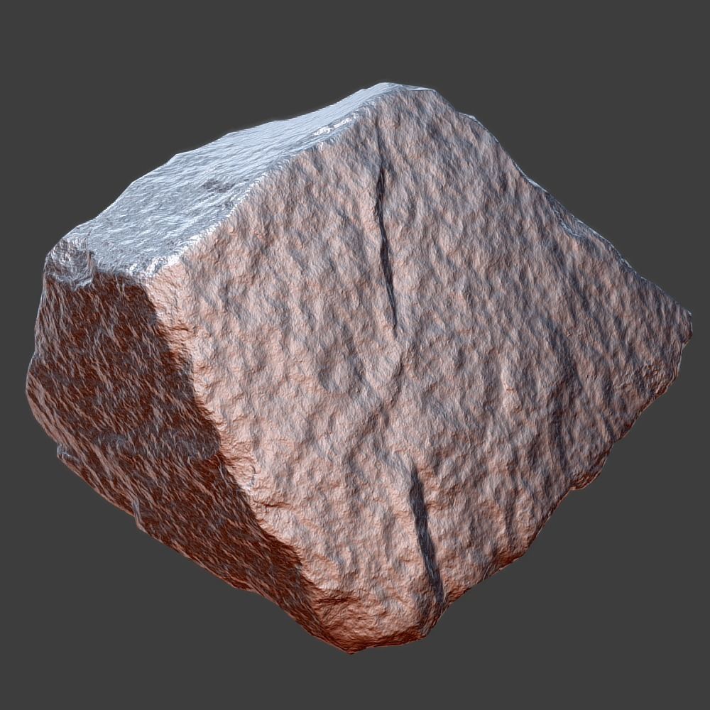 Lucy Stone Low-poly 3D model_7