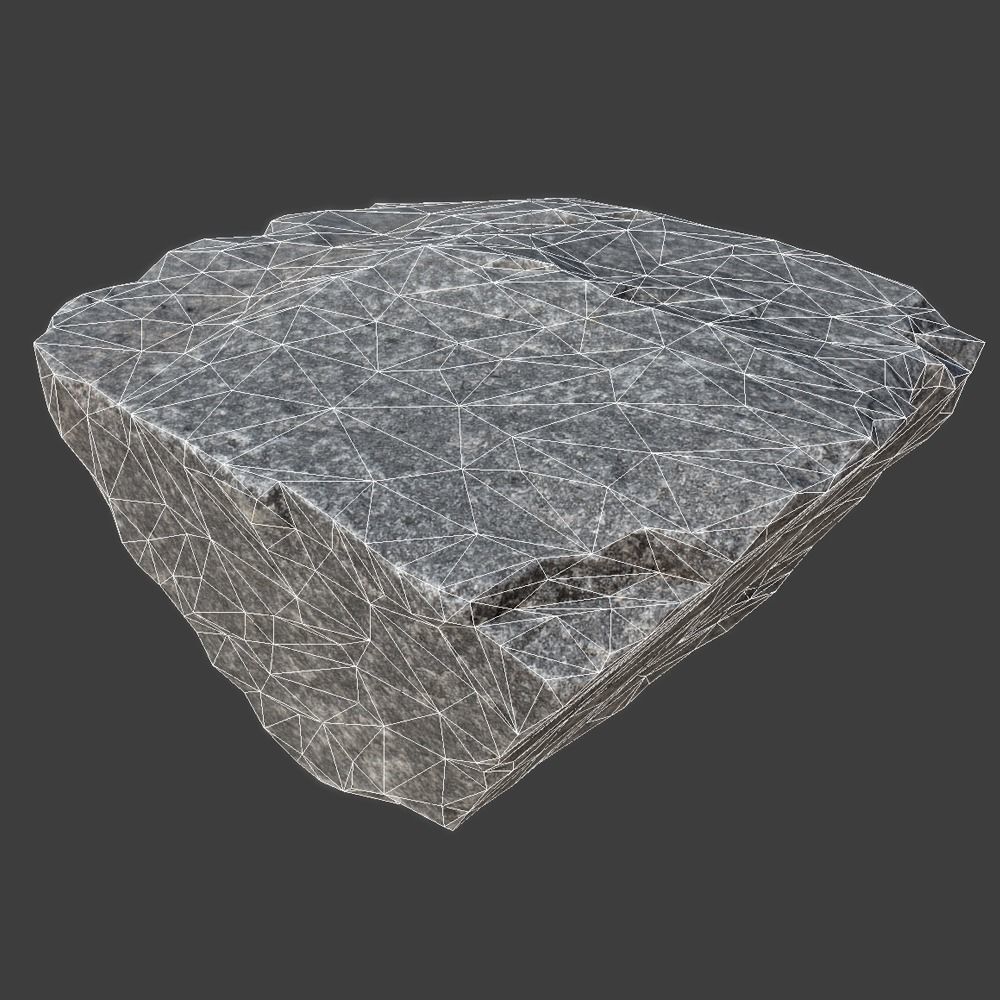 Lucy Stone Low-poly 3D model_9