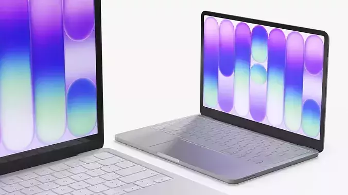 Apple MacBook Pro 13 and 16 inch 2019 and 2020 3D Model Pack