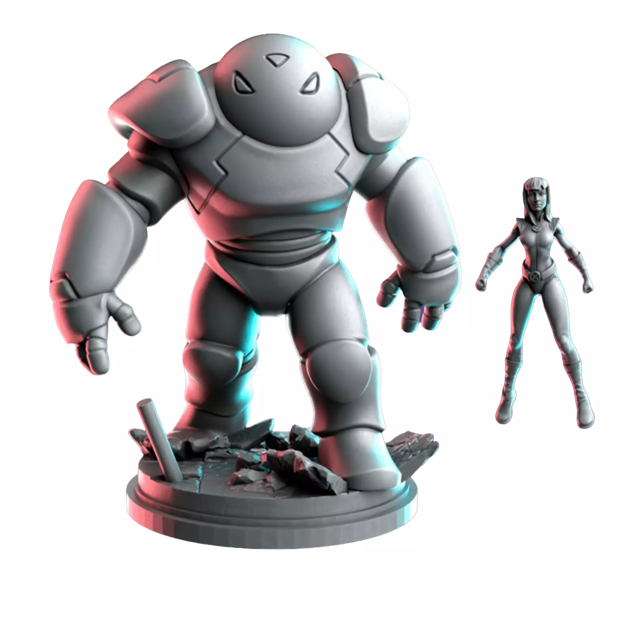 Mutant Nesting Doll 3D Print STL Miniature RPG 3D print model